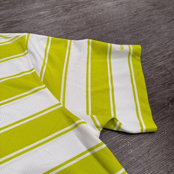 Nike Polo Shirt Mens Extra Large Yellow Breathable‎ Vented Outdoor Performance - Picture 3 of 11